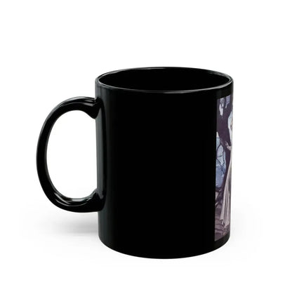 Dancing Daffodil, Redbook, April 1938 - Black Coffee Mug - Go Mug Yourself