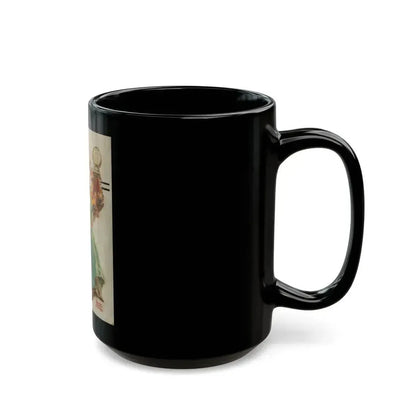Dancing, The Saturday Evening Post cover study - Black Coffee Mug - Go Mug Yourself