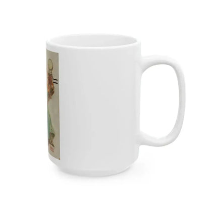 Dancing, The Saturday Evening Post cover study - White Coffee Mug - Go Mug Yourself