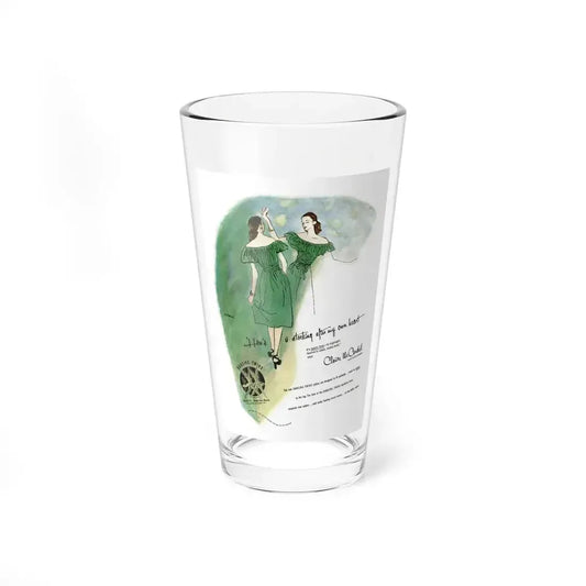 Dancing Twins advt, Cosmopolitan, May 1947 - Pint Glass 16oz 16oz - Go Mug Yourself