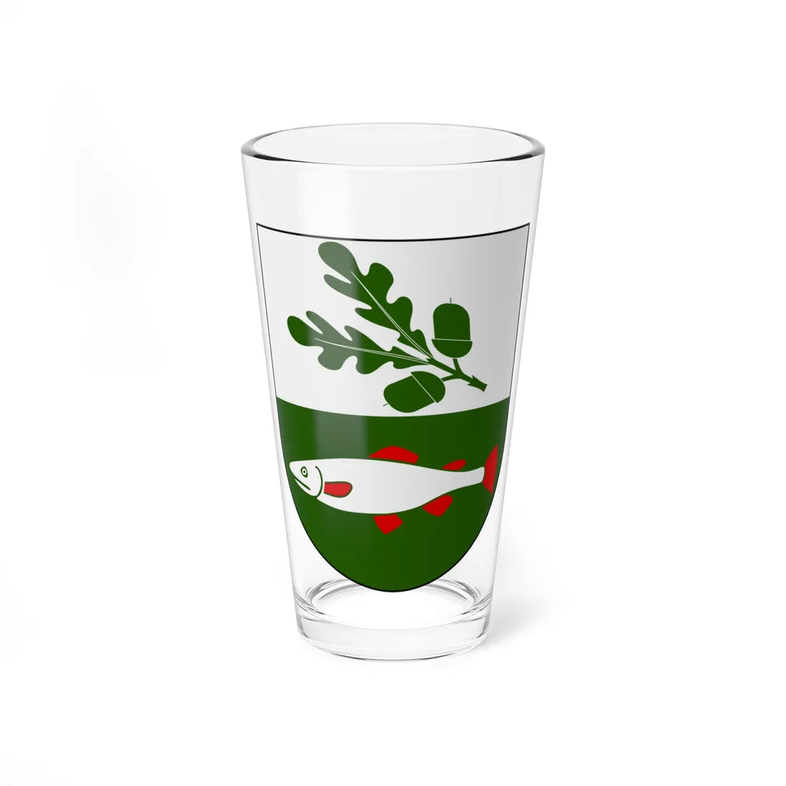 Danderyd köping vapen (Sweden) (Coat of Arms) Pint Glass 16oz 16oz - Go Mug Yourself