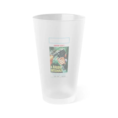 DANGER DEATH RAY (ITALIAN) 1967 Movie Poster - Frosted Pint Glass 16oz Default Title - Go Mug Yourself