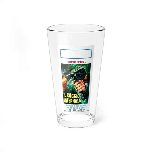DANGER DEATH RAY (ITALIAN) 1967 Movie Poster - Pint Glass 16oz 16oz - Go Mug Yourself