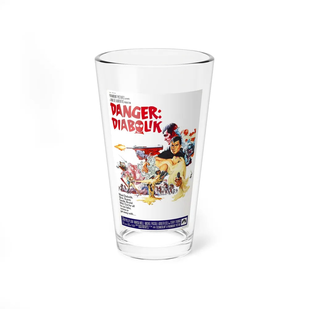 DANGER DIABOLIK 1968 Movie Poster - Pint Glass 16oz-16oz-Go Mug Yourself