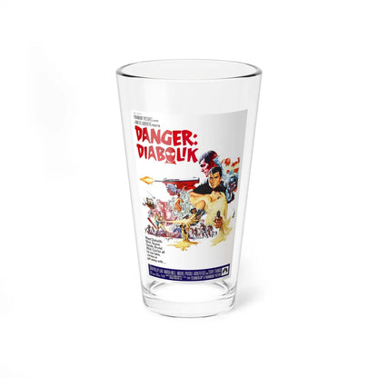 DANGER DIABOLIK 1968 Movie Poster - Pint Glass 16oz-16oz-Go Mug Yourself