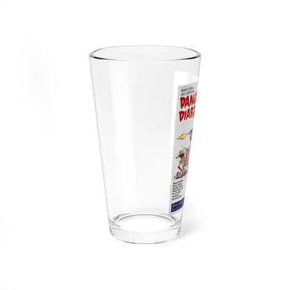 DANGER DIABOLIK 1968 Movie Poster - Pint Glass 16oz - Go Mug Yourself