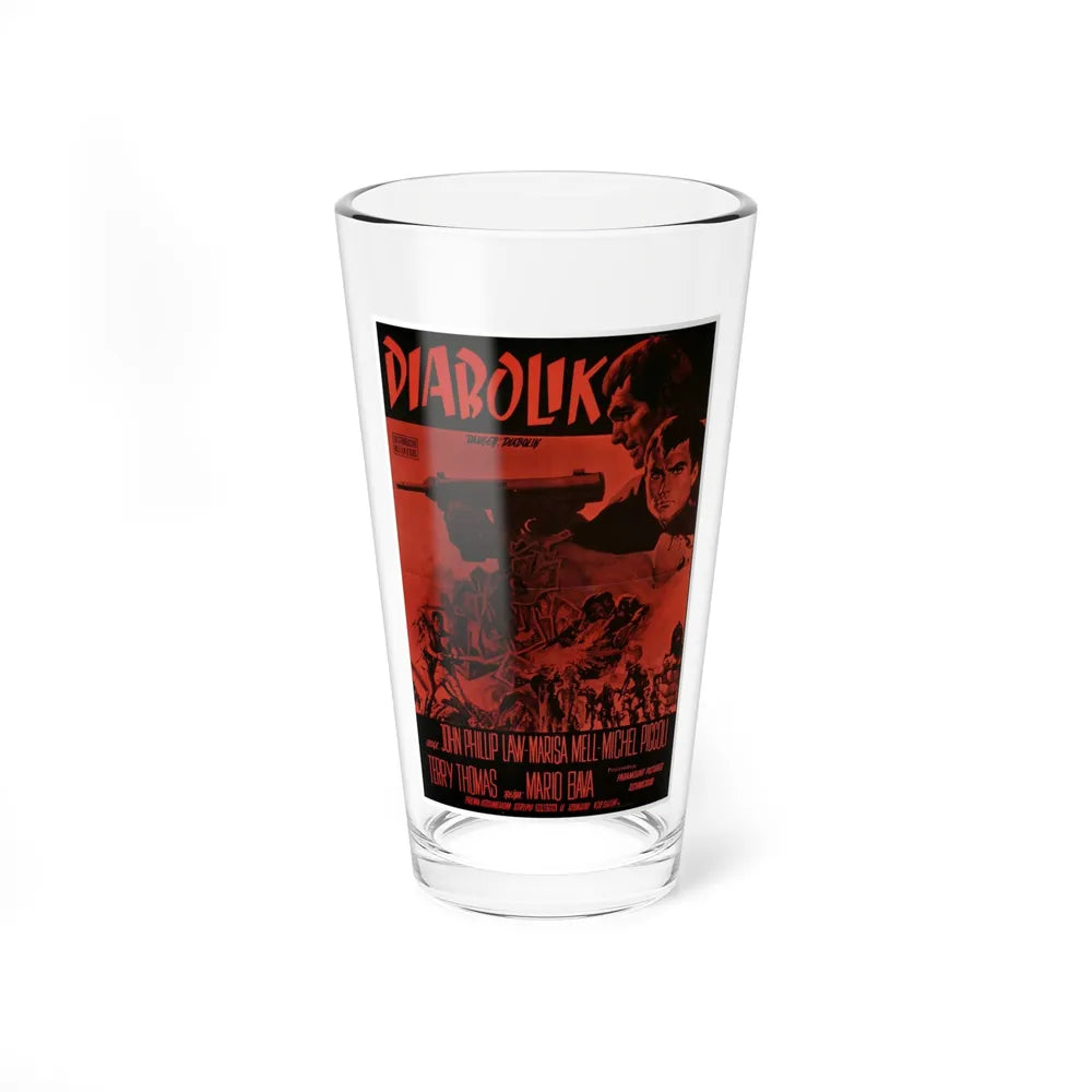 DANGER DIABOLIK (2) 1968 Movie Poster - Pint Glass 16oz-16oz-Go Mug Yourself