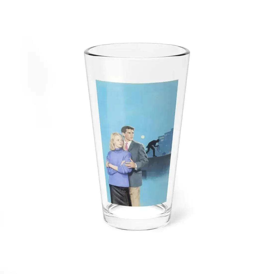 Danger for Hire, Nancy Drew Files, paperback cover, 1990 - Pint Glass 16oz 16oz - Go Mug Yourself