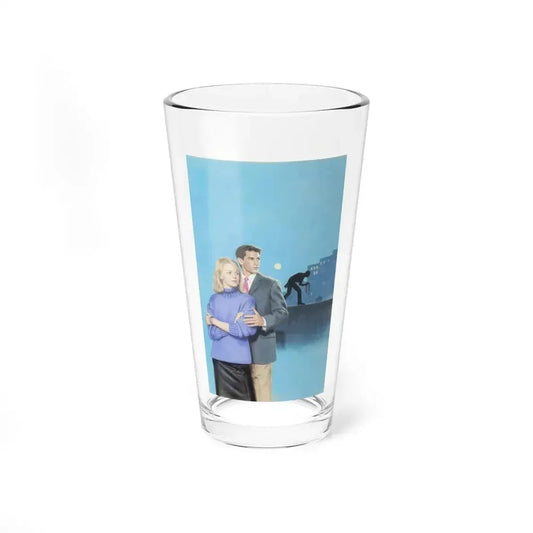 Danger for Hire, Nancy Drew Files, paperback cover, 1990 - Pint Glass 16oz 16oz - Go Mug Yourself