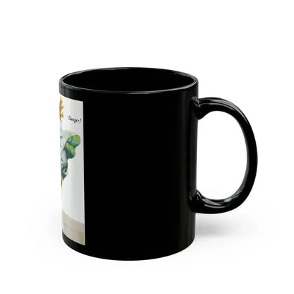 Danger, Liberty magazine cover, June 28, 1930 - Black Coffee Mug - Go Mug Yourself