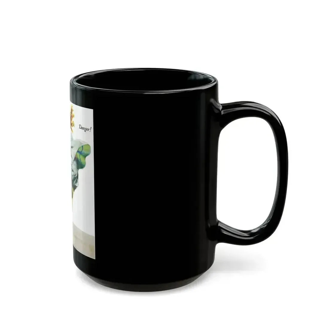 Danger, Liberty magazine cover, June 28, 1930 - Black Coffee Mug - Go Mug Yourself