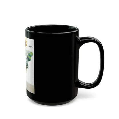 Danger, Liberty magazine cover, June 28, 1930 - Black Coffee Mug - Go Mug Yourself