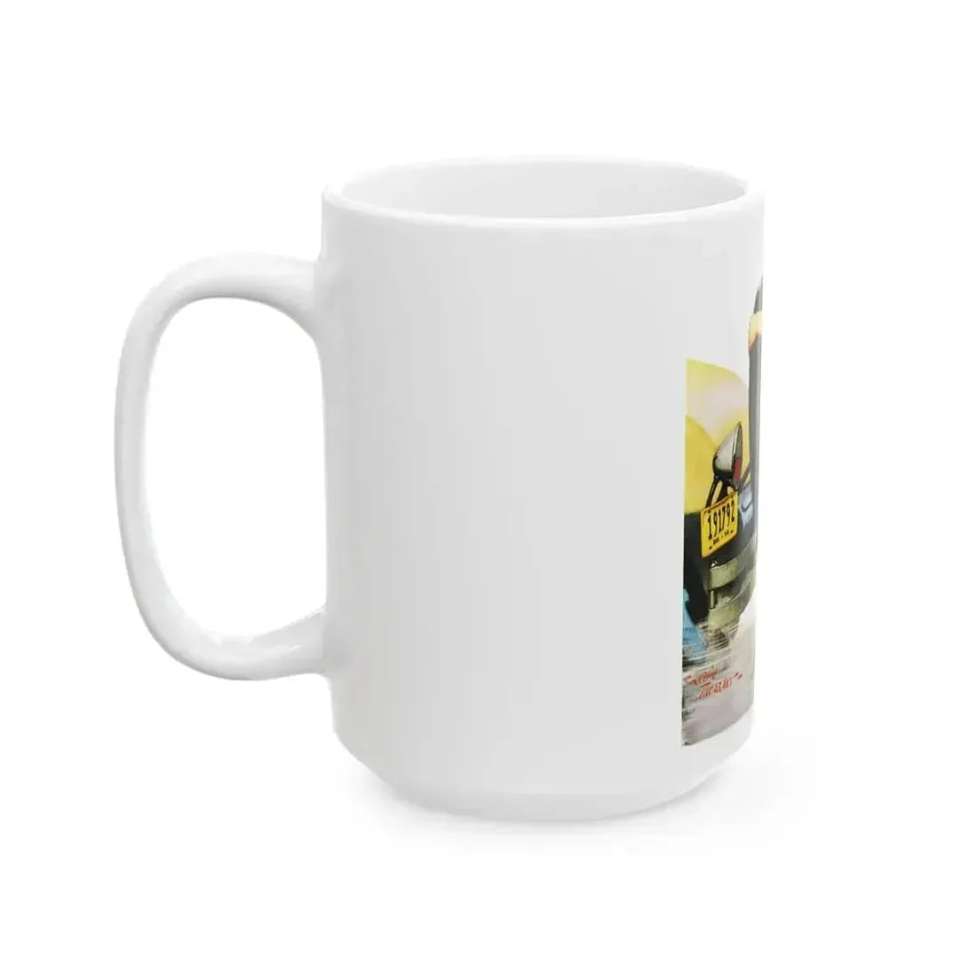 Danger, Liberty magazine cover, June 28, 1930 - White Coffee Mug - Go Mug Yourself