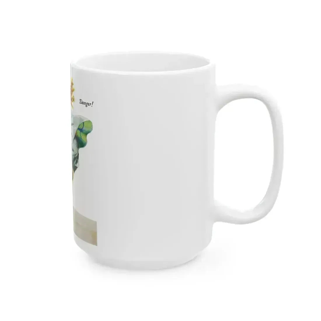 Danger, Liberty magazine cover, June 28, 1930 - White Coffee Mug - Go Mug Yourself