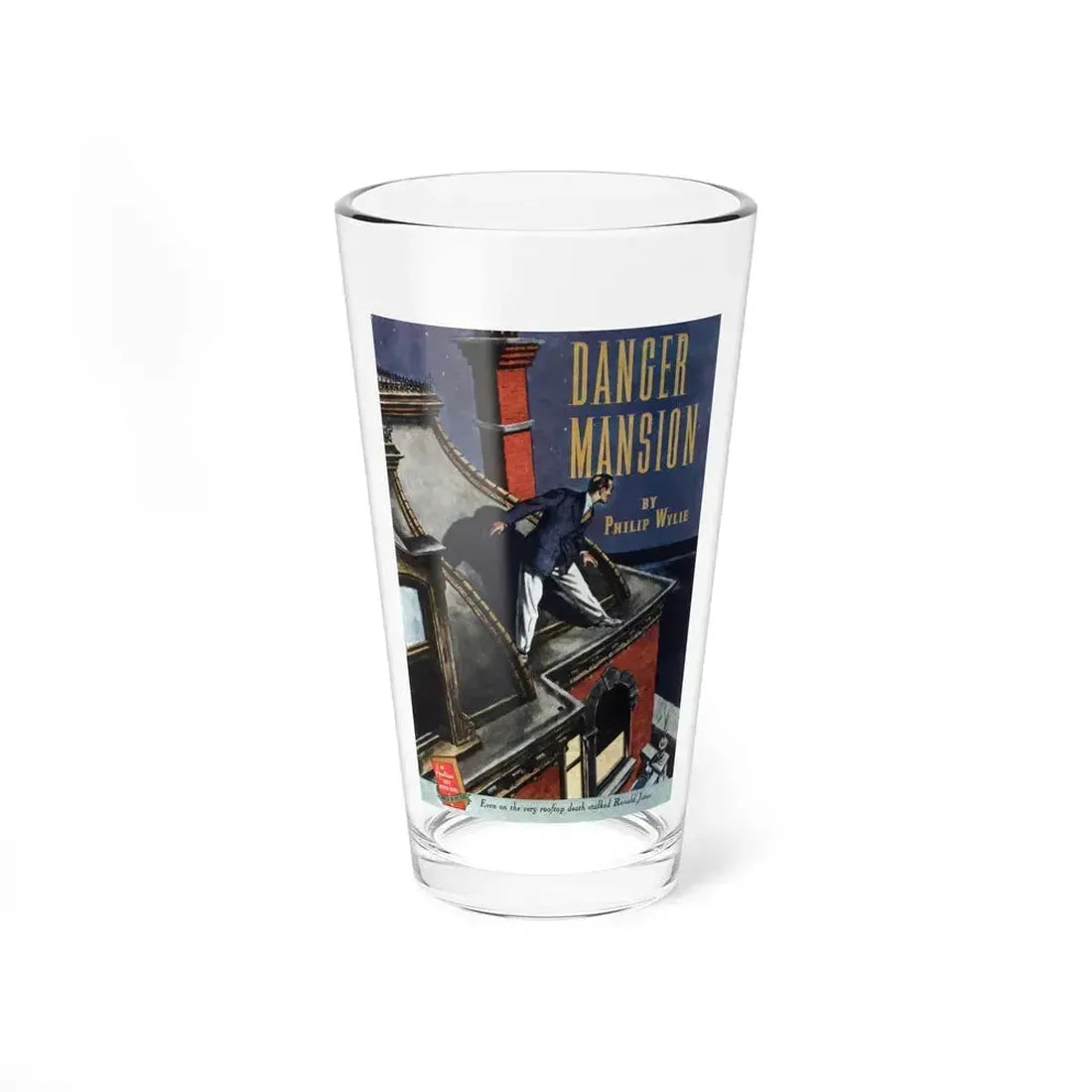 Danger Mansion (1), The American Magazine, December 1937 - Pint Glass 16oz 16oz - Go Mug Yourself