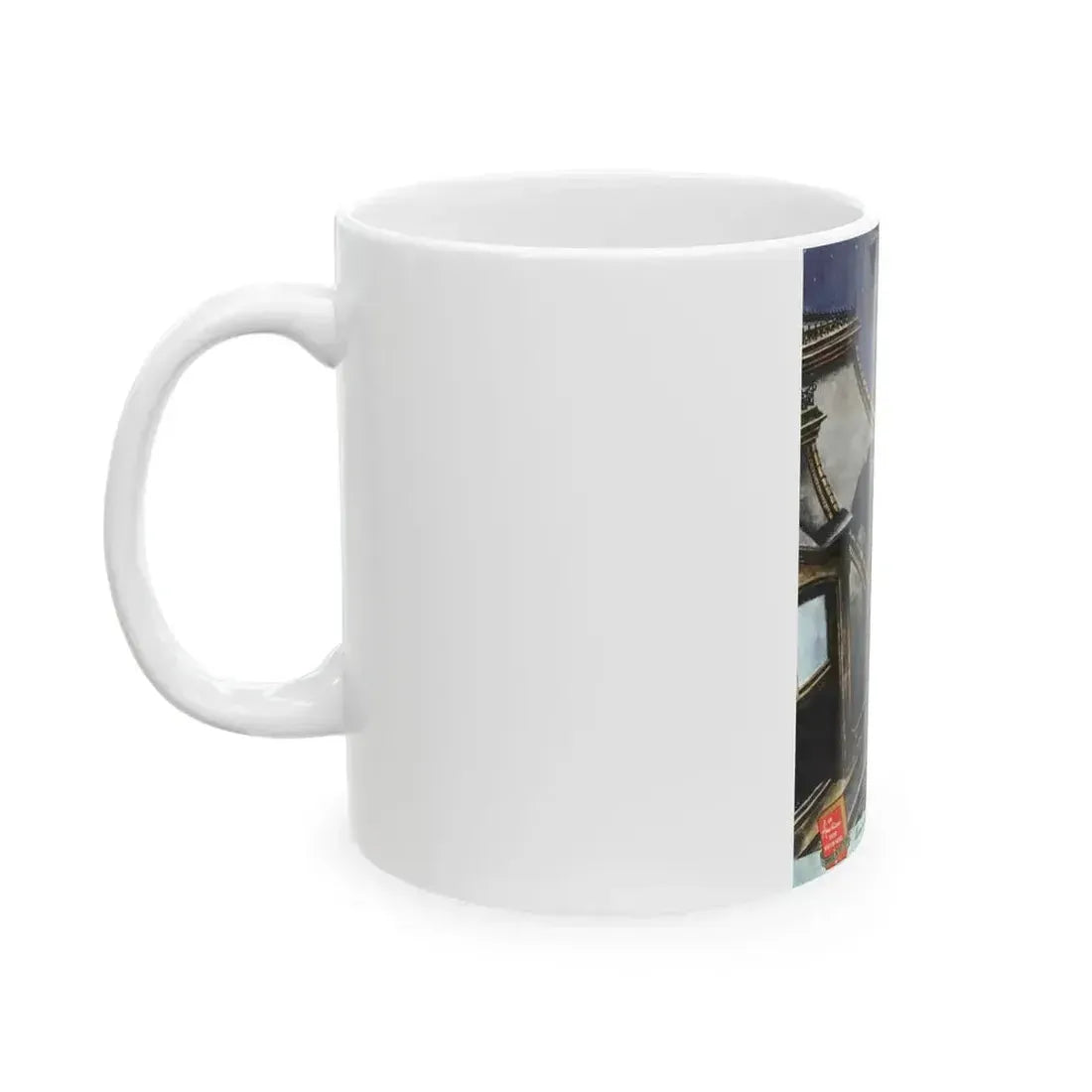 Danger Mansion (1), The American Magazine, December 1937 - White Coffee Mug - Go Mug Yourself