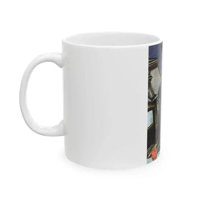 Danger Mansion (1), The American Magazine, December 1937 - White Coffee Mug - Go Mug Yourself