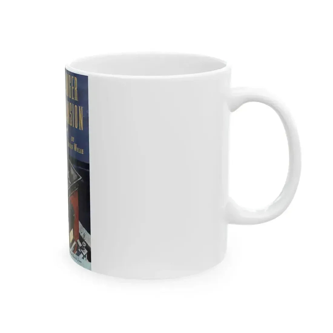 Danger Mansion (1), The American Magazine, December 1937 - White Coffee Mug - Go Mug Yourself