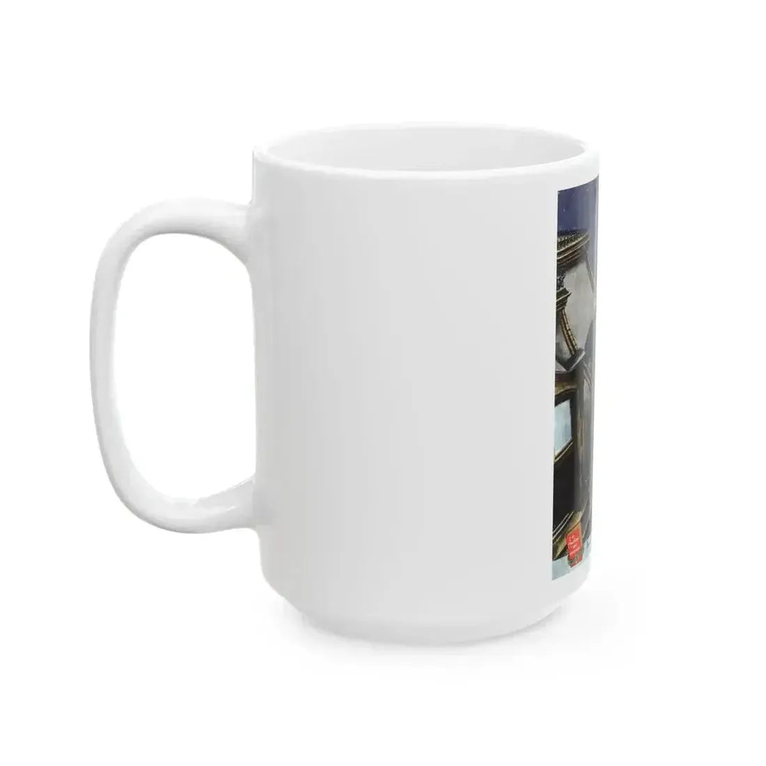 Danger Mansion (1), The American Magazine, December 1937 - White Coffee Mug - Go Mug Yourself