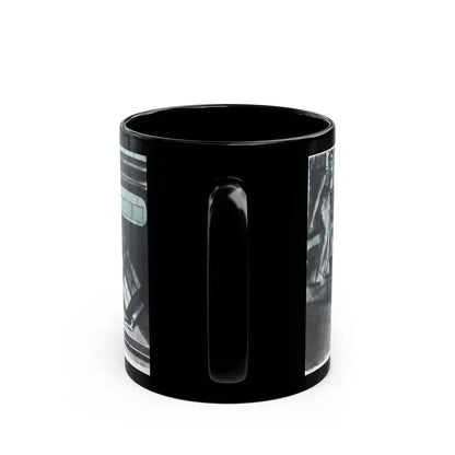 Danger Mansion (2), The American Magazine, December 1937 - Black Coffee Mug - Go Mug Yourself