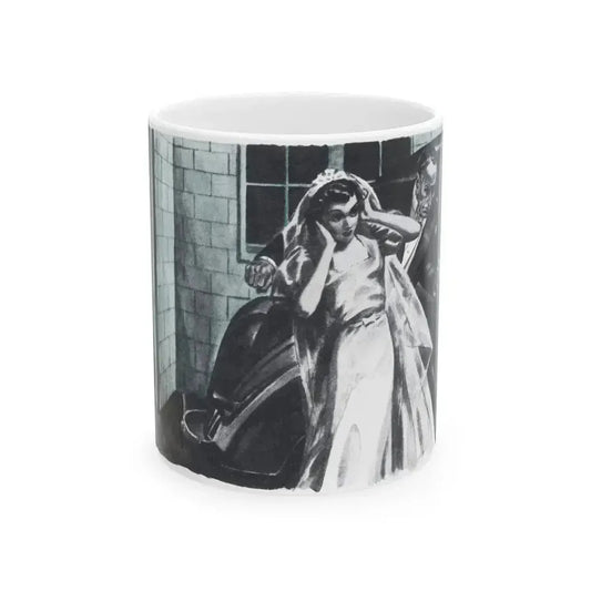 Danger Mansion (2), The American Magazine, December 1937 - White Coffee Mug 11oz - Go Mug Yourself