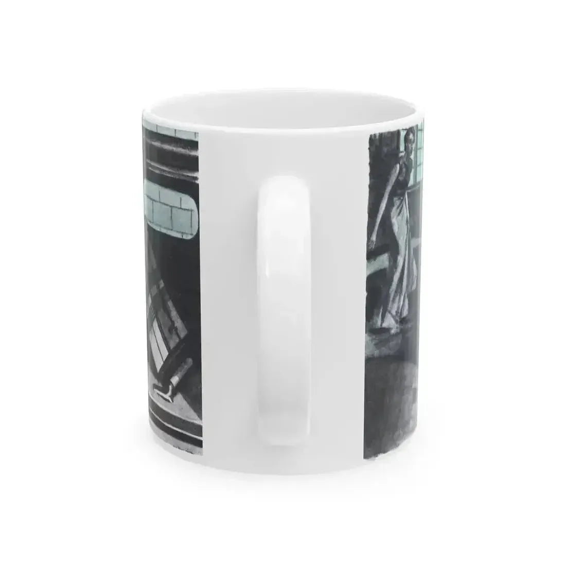 Danger Mansion (2), The American Magazine, December 1937 - White Coffee Mug - Go Mug Yourself