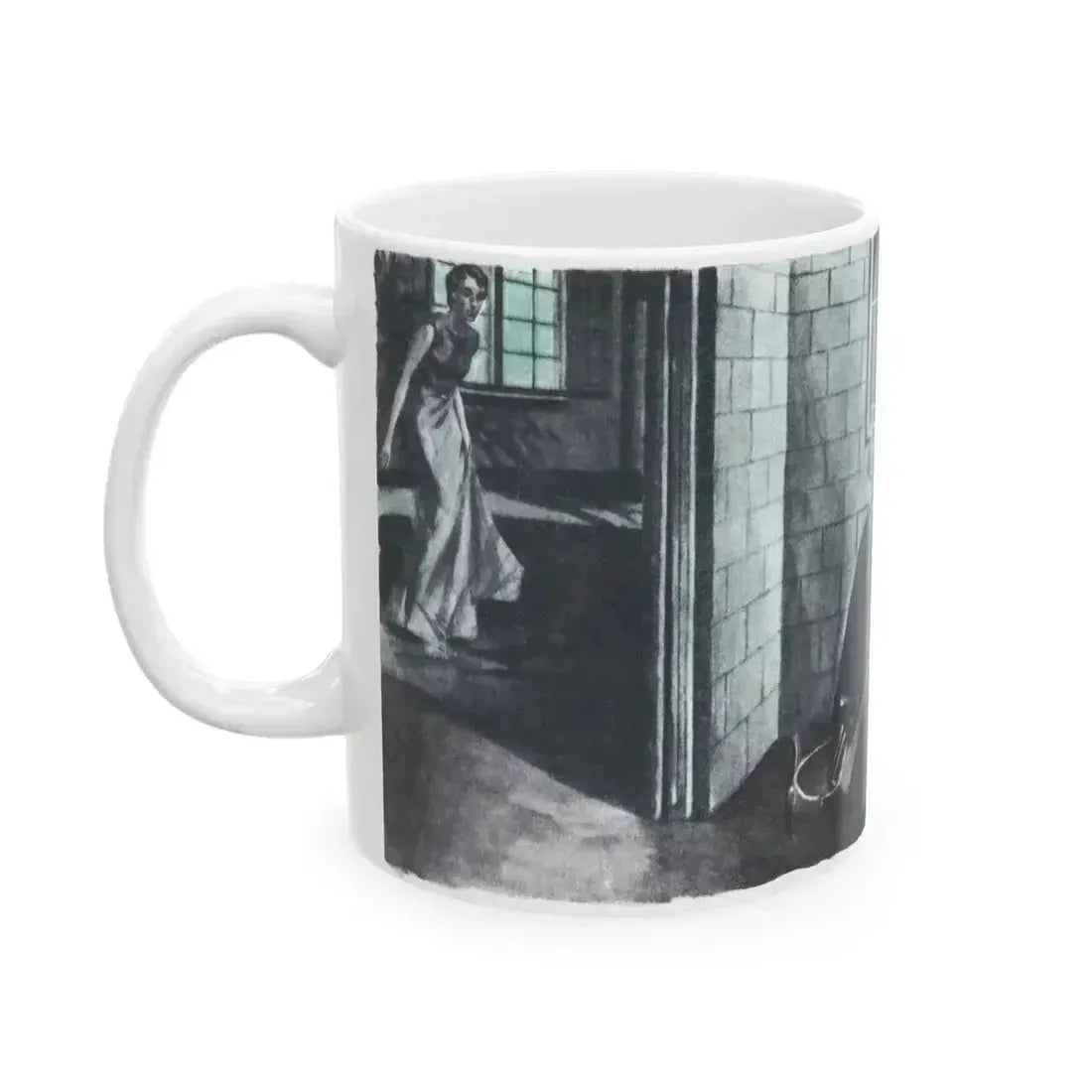 Danger Mansion (2), The American Magazine, December 1937 - White Coffee Mug - Go Mug Yourself
