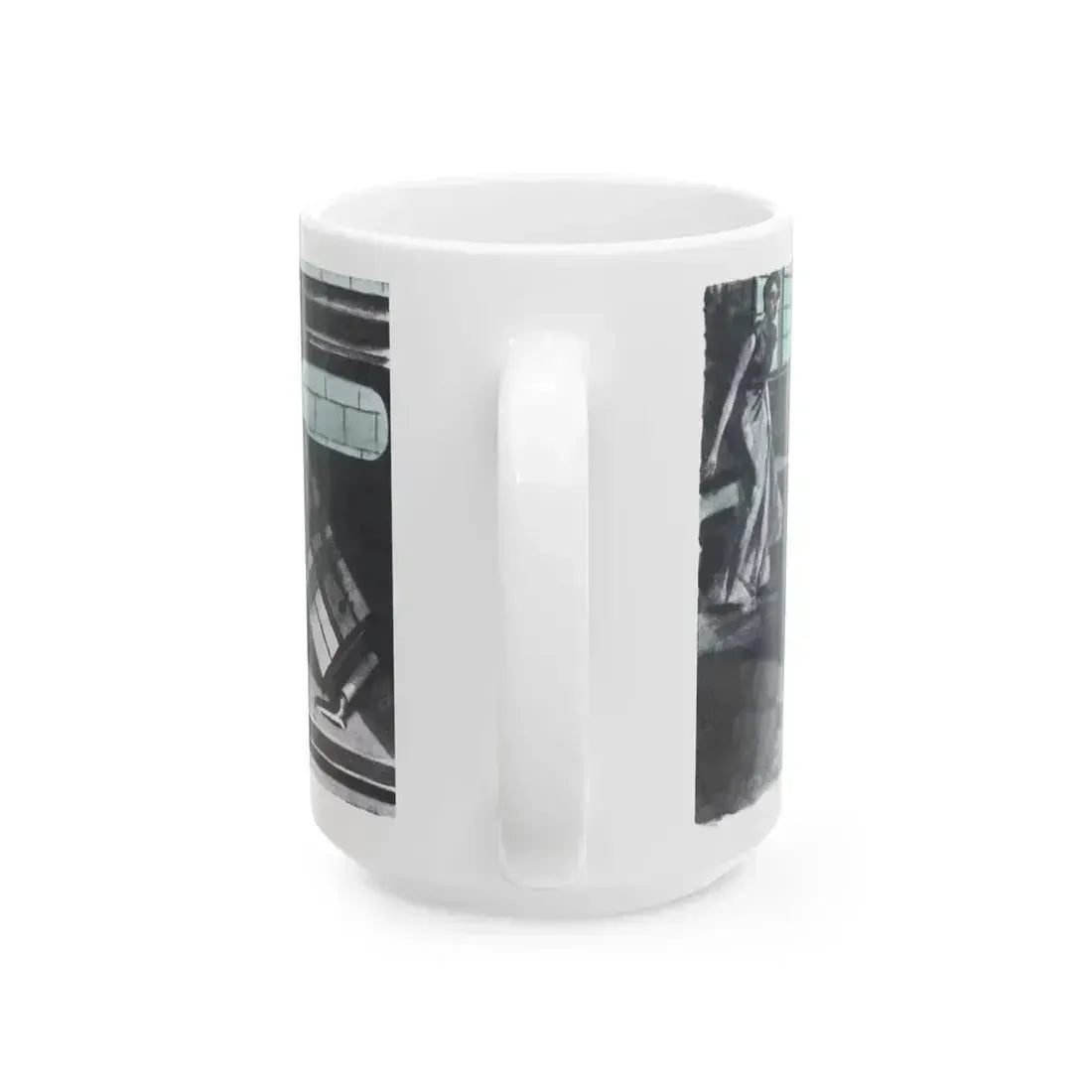 Danger Mansion (2), The American Magazine, December 1937 - White Coffee Mug - Go Mug Yourself
