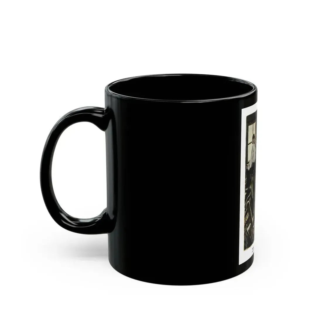 Danger Mansion (3), The American Magazine, December 1937 - Black Coffee Mug - Go Mug Yourself