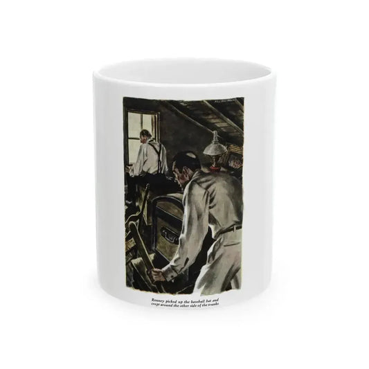 Danger Mansion (3), The American Magazine, December 1937 - White Coffee Mug 11oz - Go Mug Yourself