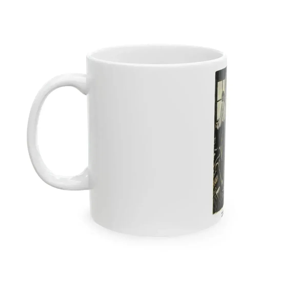 Danger Mansion (3), The American Magazine, December 1937 - White Coffee Mug - Go Mug Yourself