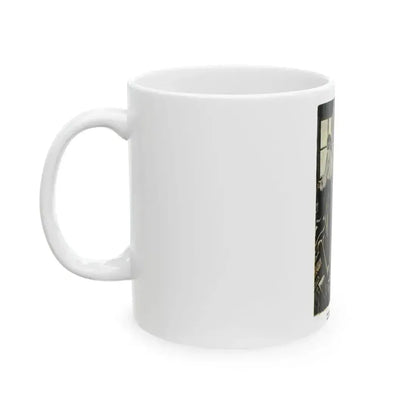 Danger Mansion (3), The American Magazine, December 1937 - White Coffee Mug - Go Mug Yourself