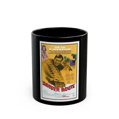 DANGER ROUTE 1967 Movie Poster - Black Coffee Mug 11oz - Go Mug Yourself