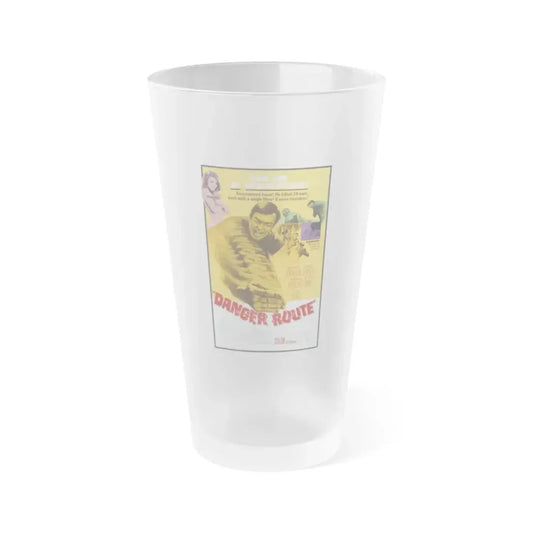 DANGER ROUTE 1967 Movie Poster - Frosted Pint Glass 16oz Default Title - Go Mug Yourself