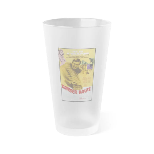 DANGER ROUTE 1967 Movie Poster - Frosted Pint Glass 16oz-Go Mug Yourself