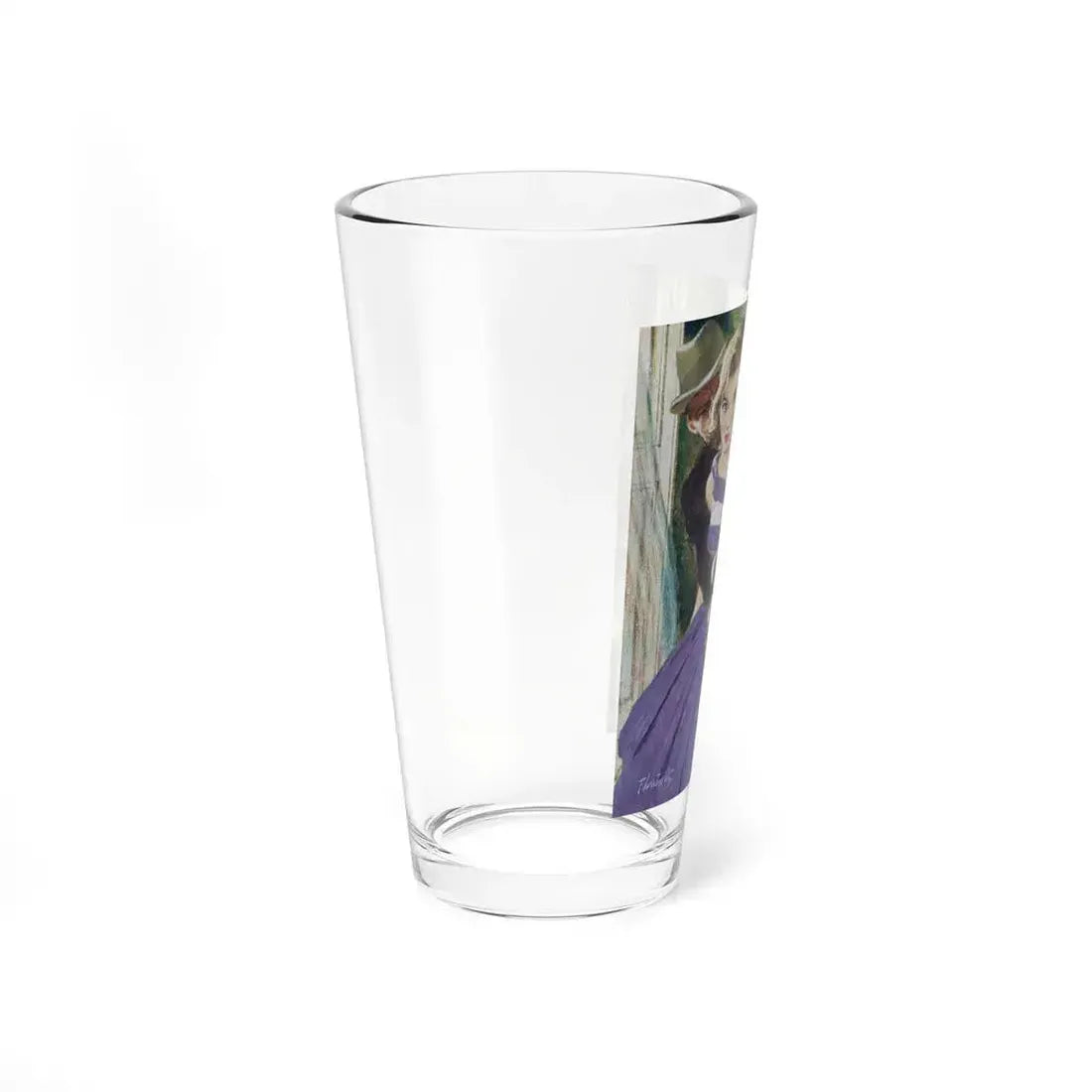 Dangerous Bluff by Thomas Walsh, The Saturday Evening Post, 1960 - Pint Glass 16oz - Go Mug Yourself