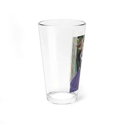 Dangerous Bluff by Thomas Walsh, The Saturday Evening Post, 1960 - Pint Glass 16oz - Go Mug Yourself