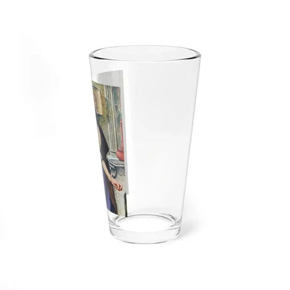 Dangerous Bluff by Thomas Walsh, The Saturday Evening Post, 1960 - Pint Glass 16oz - Go Mug Yourself
