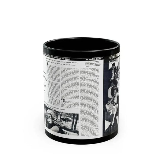 Dangerous Curves, Private Eye magazine, November 1959 - Black Coffee Mug 11oz - Go Mug Yourself