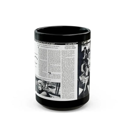 Dangerous Curves, Private Eye magazine, November 1959 - Black Coffee Mug 15oz - Go Mug Yourself