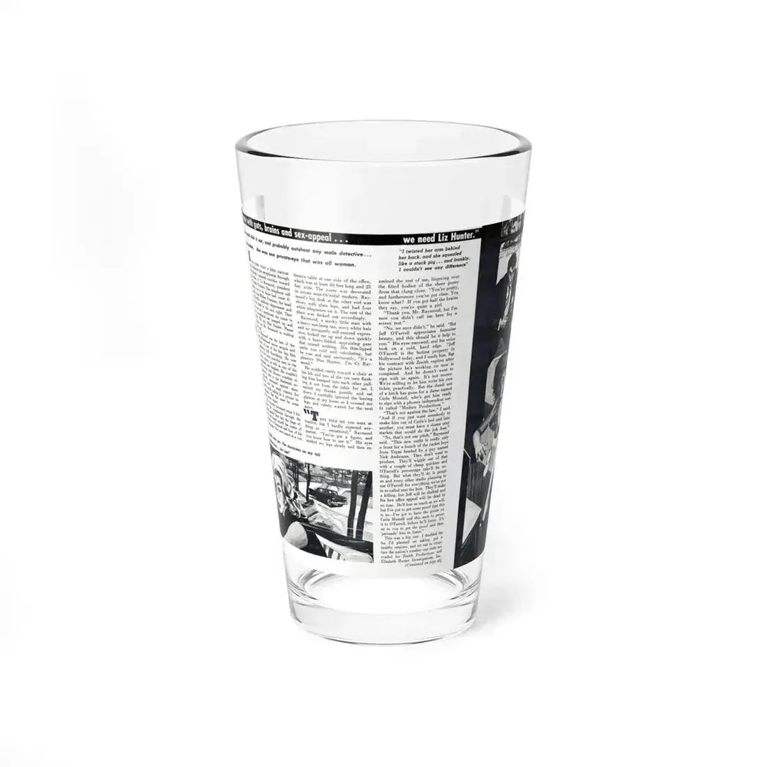 Dangerous Curves, Private Eye magazine, November 1959 - Pint Glass 16oz 16oz - Go Mug Yourself