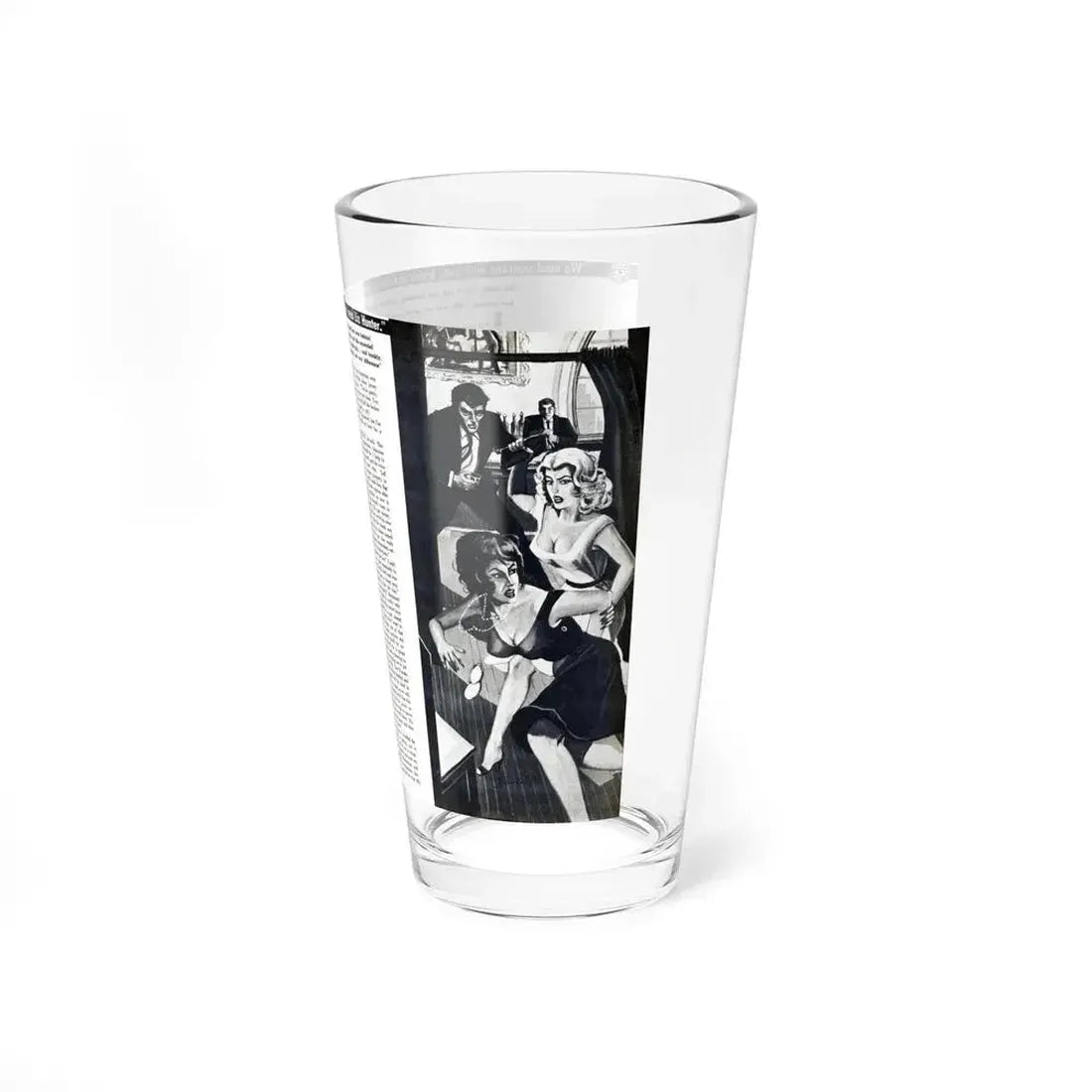 Dangerous Curves, Private Eye magazine, November 1959 - Pint Glass 16oz - Go Mug Yourself