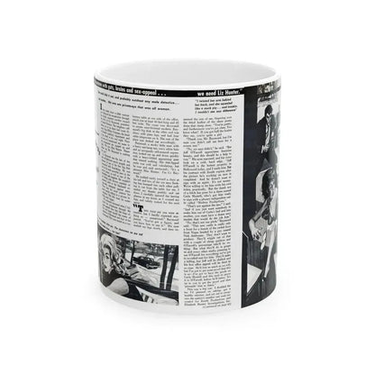 Dangerous Curves, Private Eye magazine, November 1959 - White Coffee Mug 11oz - Go Mug Yourself