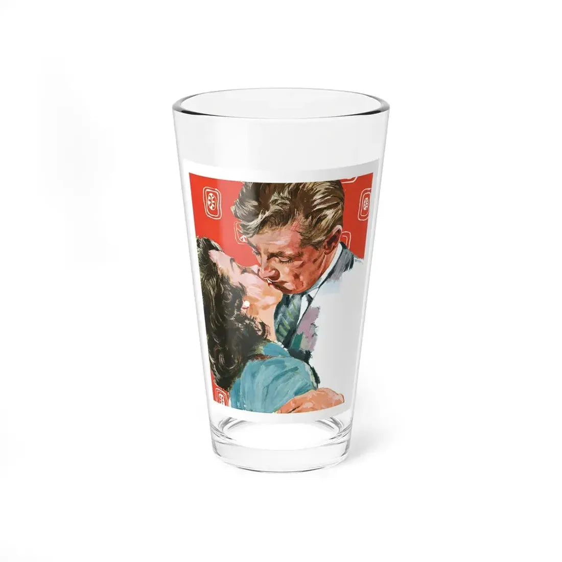 Dangerous Holiday by Rowan Ayers, Woman's Own, 1955 - Pint Glass 16oz 16oz - Go Mug Yourself