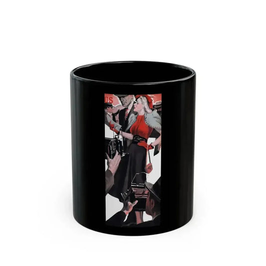 Dangerous Impulse, Liberty magazine, October 21, 1939 - Black Coffee Mug 11oz - Go Mug Yourself
