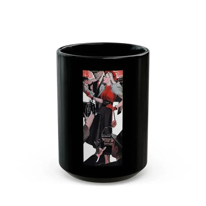 Dangerous Impulse, Liberty magazine, October 21, 1939 - Black Coffee Mug 15oz - Go Mug Yourself