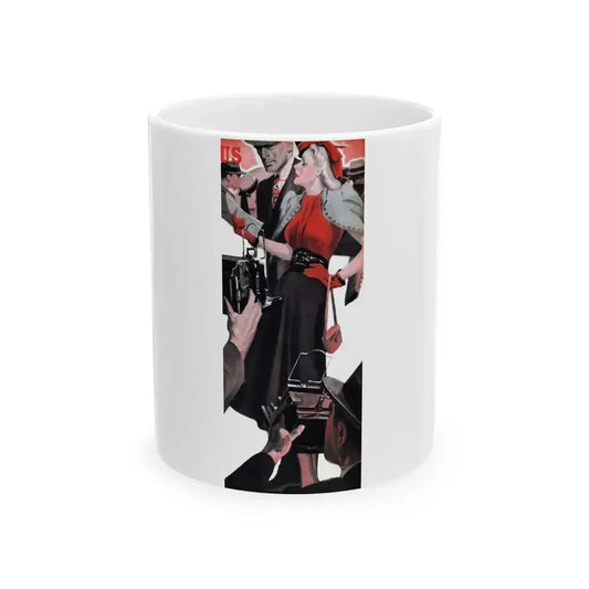 Dangerous Impulse, Liberty magazine, October 21, 1939 - White Coffee Mug 11oz - Go Mug Yourself