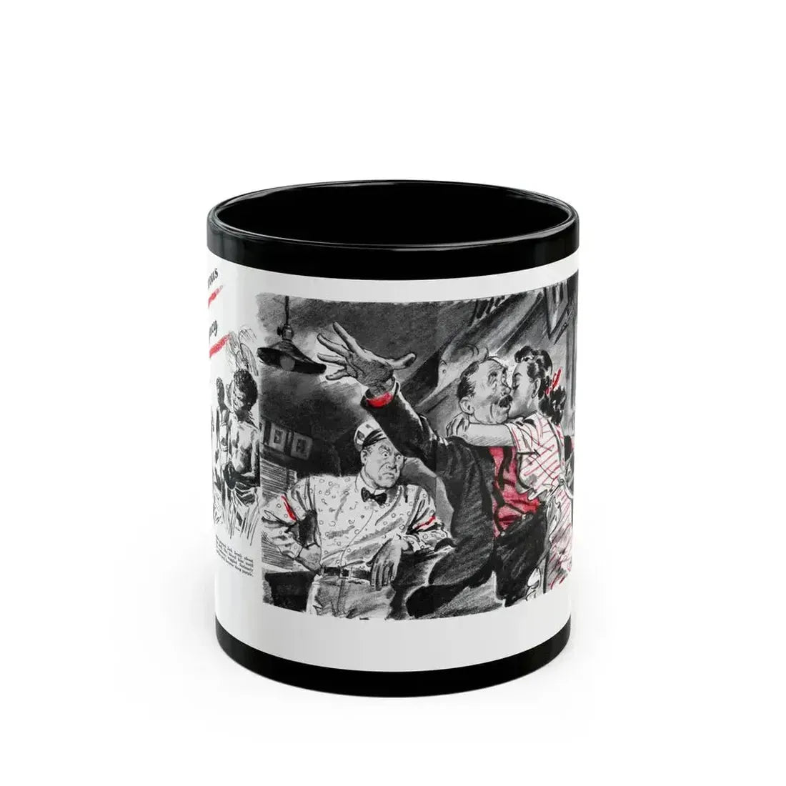 Dangerous Legacy, Liberty magazine, July 19, 1947 - Black Coffee Mug 11oz - Go Mug Yourself