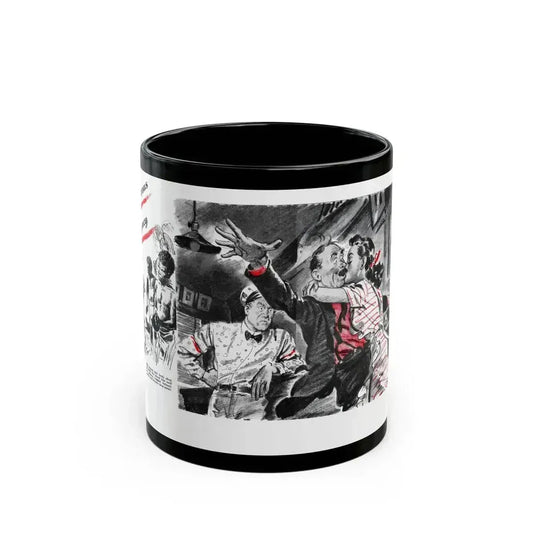 Dangerous Legacy, Liberty magazine, July 19, 1947 - Black Coffee Mug 11oz - Go Mug Yourself
