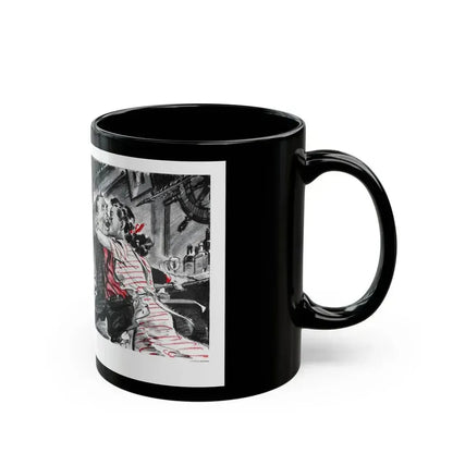 Dangerous Legacy, Liberty magazine, July 19, 1947 - Black Coffee Mug - Go Mug Yourself